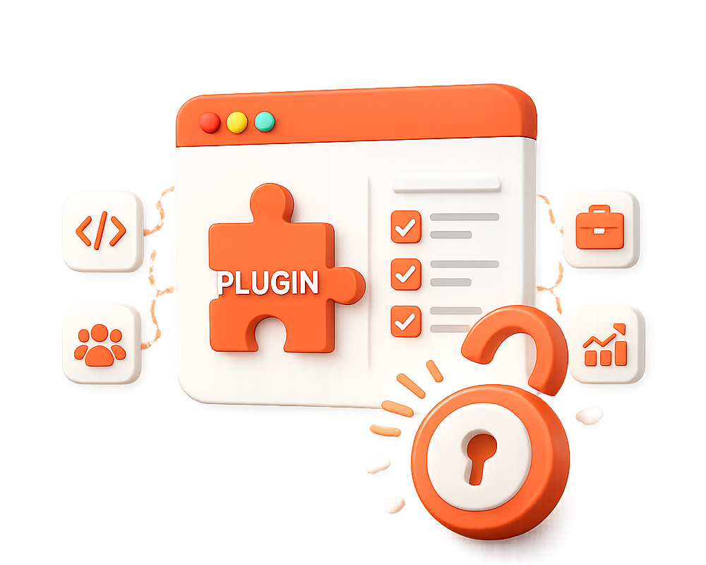 ภาพปลดล็อกการใช้ Claude ด้วย Plugins